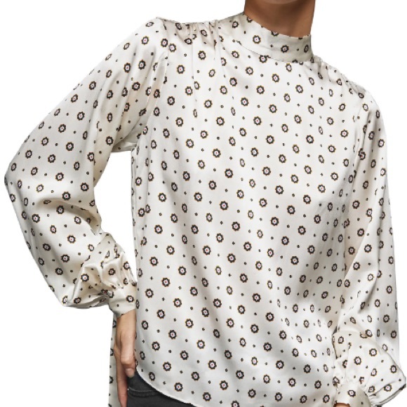 Anine Bing Esther 100% Silk Satin Top - Picture 10 of 11